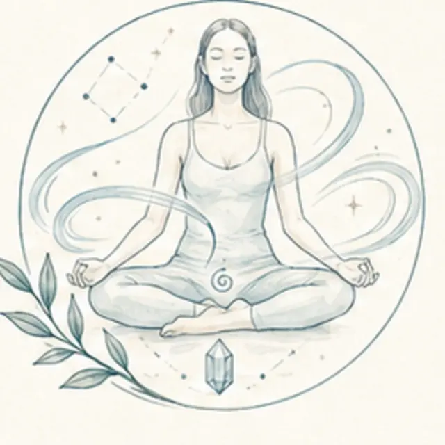 Ilustração artística da terapia Terapia Quântica
